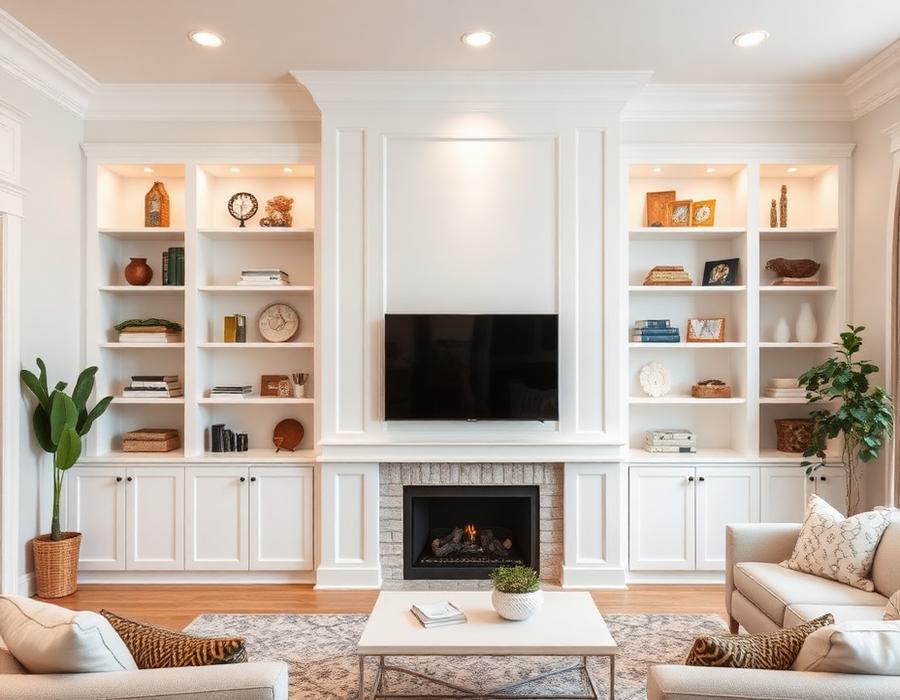 Custom Living Room Built-Ins